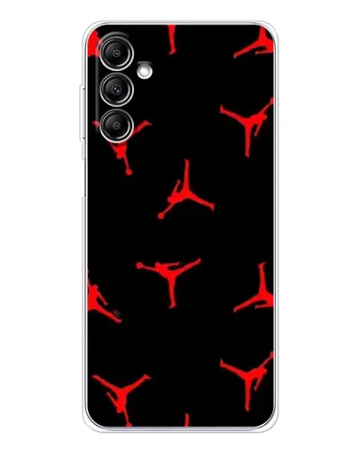 Чохол для Samsung Galaxy M36 з картинкою «Jordan Red Pattern»