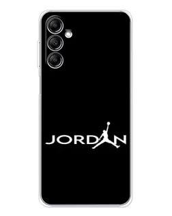 Чохол для Samsung Galaxy M36 з картинкою «Jordan White Logo» Чохол для Samsung Galaxy M36 з картинкою «Jordan White Logo»