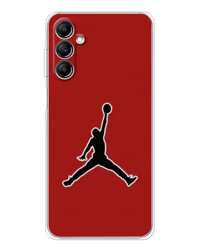 Чохол для Samsung Galaxy M36 з картинкою «Jordan Red Back»