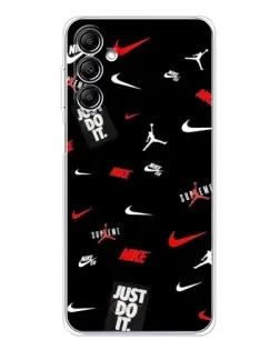 Чохол для Samsung Galaxy M36 з картинкою «Nike Mix Pattern» Чохол для Samsung Galaxy M36 з картинкою «Nike Mix Pattern»