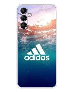 Чехол для Samsung Galaxy M36 с картинкой «Океанская глубина адидас» Чехол для Samsung Galaxy M36 с картинкой «Океанская глубина адидас»