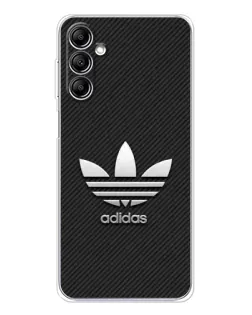 Чехол для Samsung Galaxy M36 с картинкой «Adidas Карбоновая текстура»
