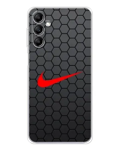 Чохол для Samsung Galaxy M36 з картинкою «Nike — карбонова сітка»