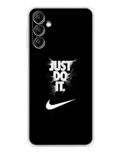 Чохол для Samsung Galaxy M36 з картинкою «Текстовий принт Nike» Чохол для Samsung Galaxy M36 з картинкою «Текстовий принт Nike»