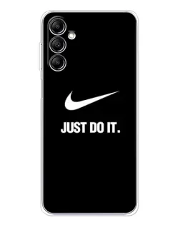 Чохол для Samsung Galaxy M36 з картинкою «Класичний принт Nike» Чохол для Samsung Galaxy M36 з картинкою «Класичний принт Nike»