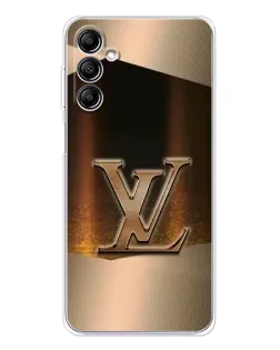 Чохол для Samsung Galaxy M36 з картинкою «LV — золоте сяйво»