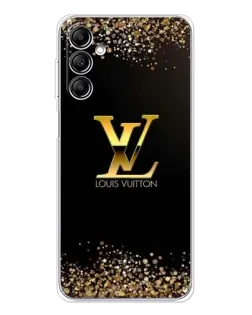 Чохол для Samsung Galaxy M36 з картинкою «LV — золоті іскри»