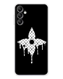 Чохол для Samsung Galaxy M36 з картинкою «Квіткова монограма»