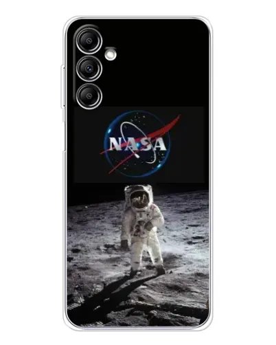 Чохол для Samsung Galaxy M36 з картинкою «Астронавт на Місяці»