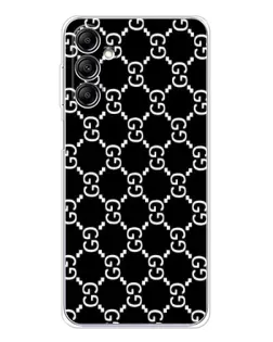 Чехол для Samsung Galaxy M36 с картинкой «Gucci — сетчатый паттерн»