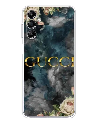 Чехол для Samsung Galaxy M36 с картинкой «Абстрактные цветы Gucci» Чехол для Samsung Galaxy M36 с картинкой «Абстрактные цветы Gucci»