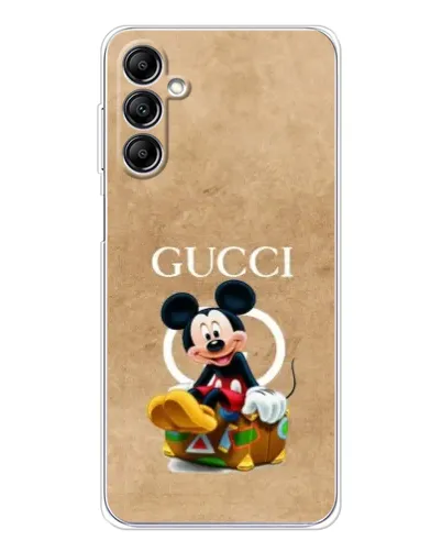Чехол для Samsung Galaxy M36 с картинкой «Микки Маус Gucci — крафт» Чехол для Samsung Galaxy M36 с картинкой «Микки Маус Gucci — крафт»