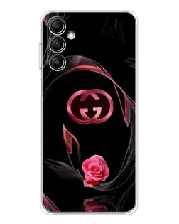 Чехол для Samsung Galaxy M36 с картинкой «Gucci — неоновая роза»