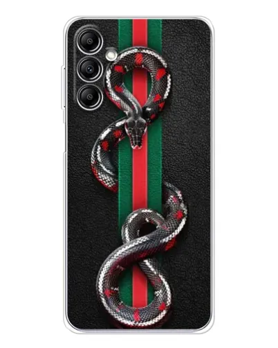 Чехол для Samsung Galaxy M36 с картинкой «Gucci — змея на полосе» Чехол для Samsung Galaxy M36 с картинкой «Gucci — змея на полосе»
