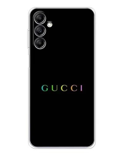 Чехол для Samsung Galaxy M36 с картинкой «Gucci — неоновый минимализм» Чехол для Samsung Galaxy M36 с картинкой «Gucci — неоновый минимализм»