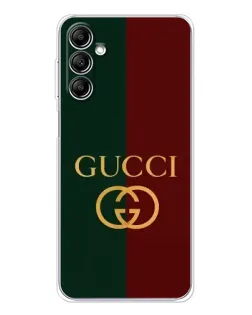 Чехол для Samsung Galaxy M36 с картинкой «Gucci — темно-зеленый градиент»