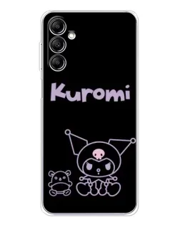 Чехол для Samsung Galaxy M36 с картинкой «Kuromi — черный минимализм» Чехол для Samsung Galaxy M36 с картинкой «Kuromi — черный минимализм»