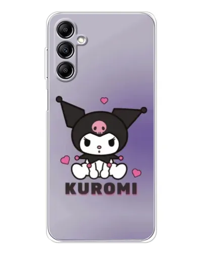 Чехол для Samsung Galaxy M36 с картинкой «Kuromi — фиолетовый арт»
