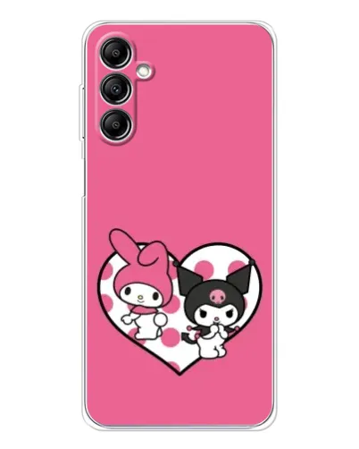 Чехол для Samsung Galaxy M36 с картинкой «Kuromi и My Melody»