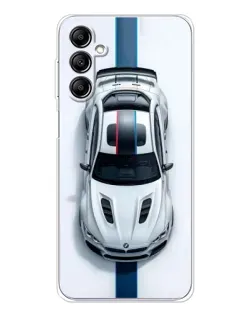 Чехол для Samsung Galaxy M36 с картинкой «Вид сверху — BMW M»
