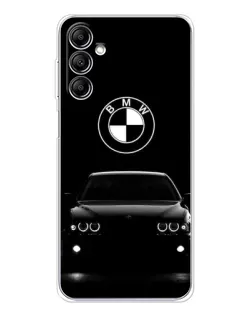 Чехол для Samsung Galaxy M36 с картинкой «BMW — взгляд из темноты»