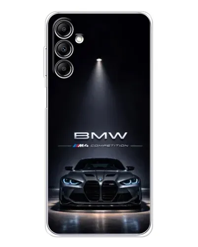 Чехол для Samsung Galaxy M36 с картинкой «BMW сквозь ночной город» Чехол для Samsung Galaxy M36 с картинкой «BMW сквозь ночной город»