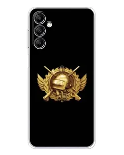 Чохол для Samsung Galaxy M36 з картинкою «PUBG — помаранчевий градієнт»