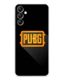 Чохол для Samsung Galaxy M36 з картинкою «PUBG — рамка лого»
