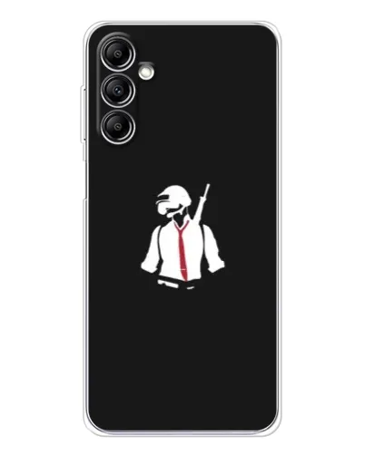 Чохол для Samsung Galaxy M36 з картинкою «PUBG — силует воїна» Чохол для Samsung Galaxy M36 з картинкою «PUBG — силует воїна»