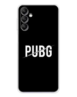Чохол для Samsung Galaxy M36 з картинкою «PUBG — білий логотип»