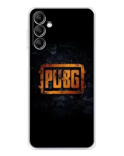Чохол для Samsung Galaxy M36 з картинкою «PUBG — золотий логотип»