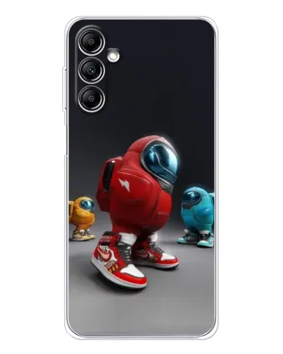 Чохол для Samsung Galaxy M36 з картинкою «Among Us — 3D стиль»