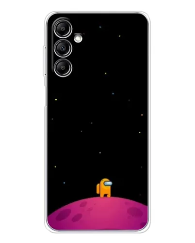 Чохол для Samsung Galaxy M36 з картинкою «Самотній герой на планеті»