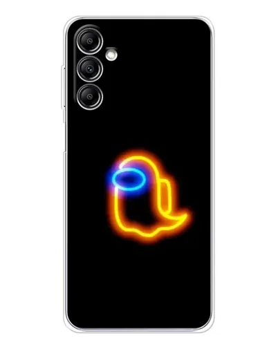 Чохол для Samsung Galaxy M36 з картинкою «Among Us неонове сяйво»