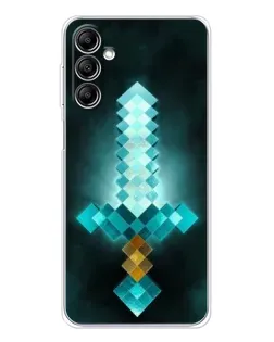 Чохол для Samsung Galaxy M36 з картинкою «Алмазний меч неон»