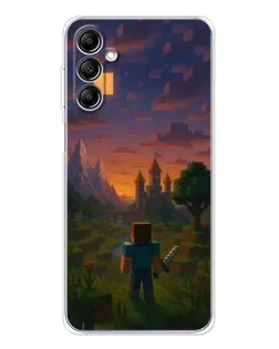 Чохол для Samsung Galaxy M36 з картинкою «Стів біля вежі»