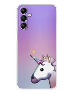 Чехол для Samsung Galaxy M36 с картинкой «Единорог градиент»