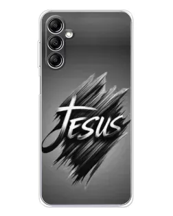 Чехол для Samsung Galaxy M36 с картинкой «Надпись Jesus Graffiti»