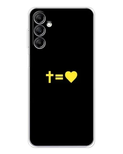 Чехол для Samsung Galaxy M36 с картинкой «Сердце и Крест» Чехол для Samsung Galaxy M36 с картинкой «Сердце и Крест»