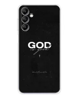 Чехол для Samsung Galaxy M36 с картинкой «GOD — Бог над всем»