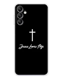 Чехол для Samsung Galaxy M36 с картинкой «Иисус любит тебя»