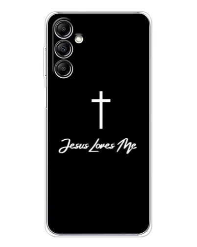 Чехол для Samsung Galaxy M36 с картинкой «Иисус любит тебя» Чехол для Samsung Galaxy M36 с картинкой «Иисус любит тебя»