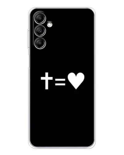 Чехол для Samsung Galaxy M36 с картинкой «Крест и Сердце» Чехол для Samsung Galaxy M36 с картинкой «Крест и Сердце»