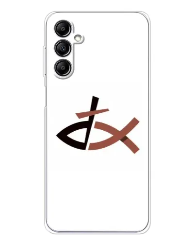 Чехол для Samsung Galaxy M36 с картинкой «Рыба и крест» Чехол для Samsung Galaxy M36 с картинкой «Рыба и крест»