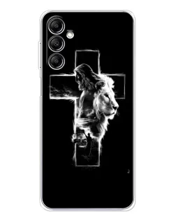 Чехол для Samsung Galaxy M36 с картинкой «Сияющий крест Jesus»