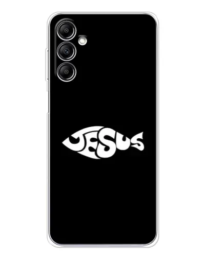 Чехол для Samsung Galaxy M36 с картинкой «Рыба Jesus» Чехол для Samsung Galaxy M36 с картинкой «Рыба Jesus»