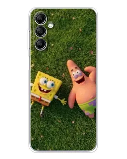 Чехол для Samsung Galaxy M36 с картинкой «Друзья на лужайке»