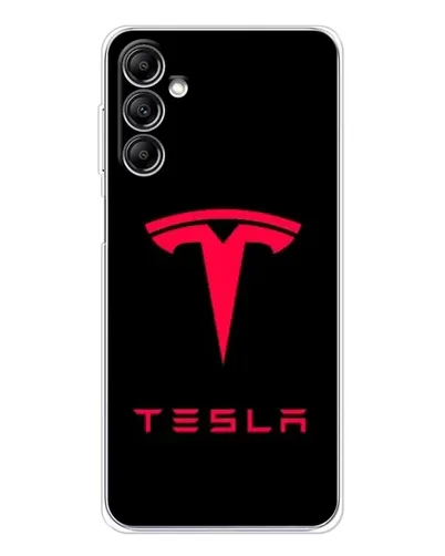 Чехол для Samsung Galaxy M36 с картинкой «Tesla Red Logo» Чехол для Samsung Galaxy M36 с картинкой «Tesla Red Logo»