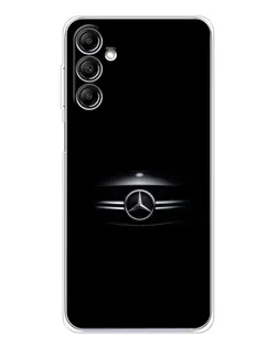 Чехол для Samsung Galaxy M36 с картинкой «Mercedes — абстрактные линии»