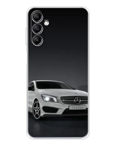 Чехол для Samsung Galaxy M36 с картинкой «Mercedes AMG GT Silver»